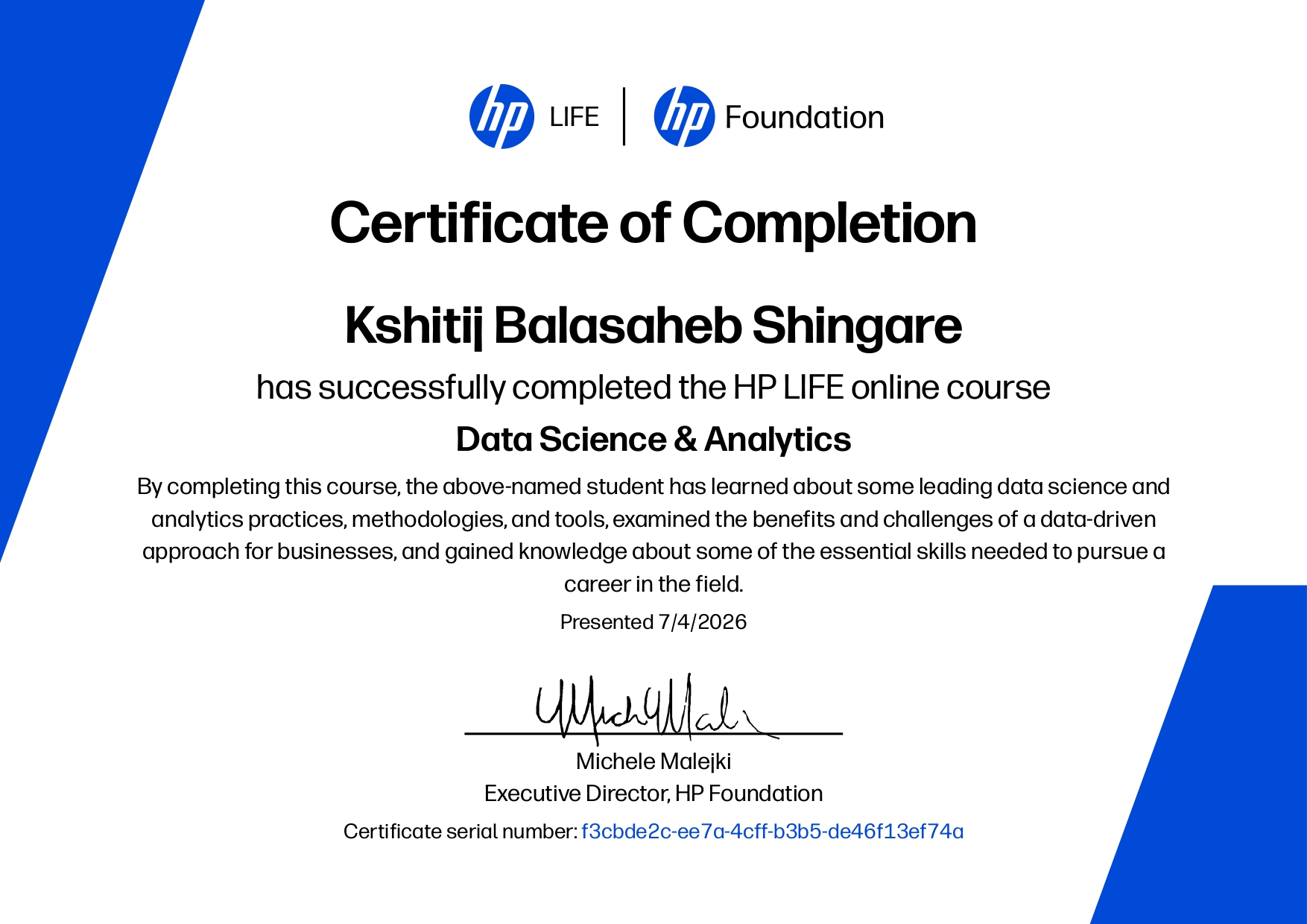 Data Science & Analytics